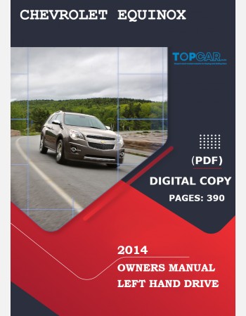 CHEVROLET EQUINOX 2014 OWNERS MANUAL